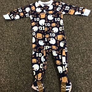 Football Fleece Pajamas